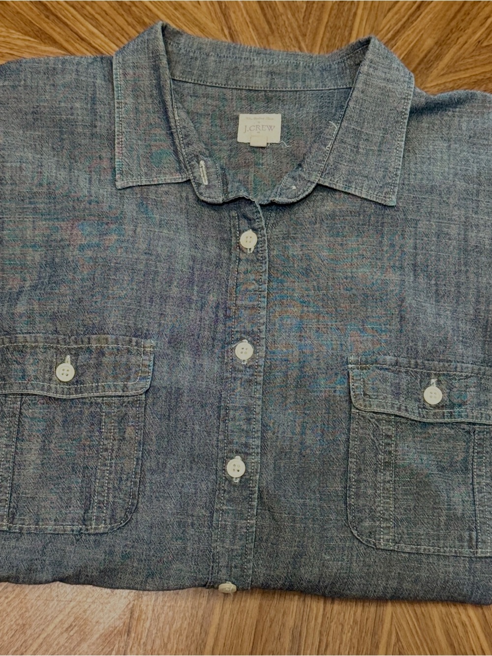 J. Crew Light Blue Women's Button-Down Shirt